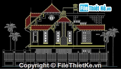 File thiết kế,Thiết kế biệt thự,biệt thự phố,biệt thự 3 tầng,biệt thự đẹp